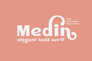 VT Medin - Elegant Bold Serif, a Serif Font by ViactionType (Thumbnail 2 of 13)