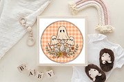 Mushroom Ghost Halloween PNG, a Work Illustration by CraftArtStudio (Thumbnail 4 of 4)