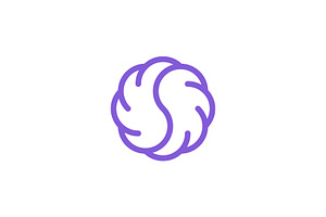 letter S abstract brain logo, a Branding & Logo Template by Rasagama Studio