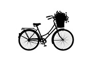 Flower Bicycle Silhouette Bundle, an Illustration by Gaye Art (Thumbnail 24 of 31)