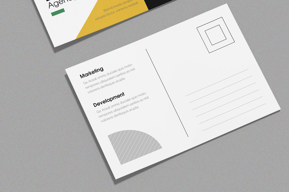 Business Postcard Template Layout, a Business Card Template by MightyDesign (Photo 4 of 7)