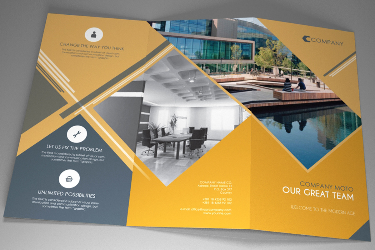 Indesign Brochure Square, a Brochure Template by RudanStudio (Photo 2 of 8)