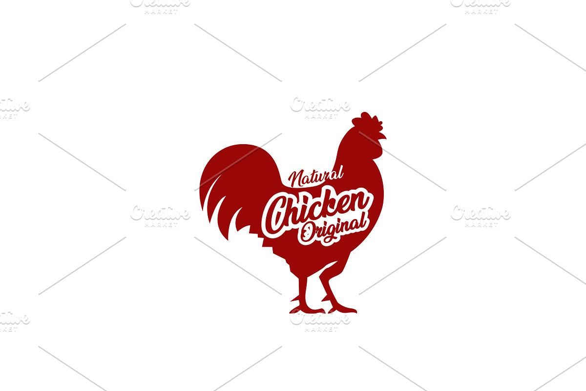 Original Red Chicken Logo Design, a Branding & Logo Template by AlvinStd