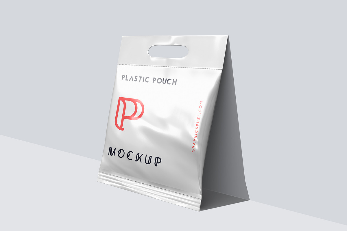 Packaging Plastic Pouch Mockups, a Cups & Container Mockup by Graphicsfuel (Photo 4 of 11)
