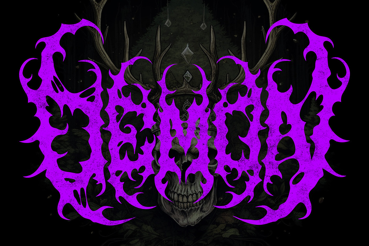 CHAOS – Black Metal Font, a Blackletter Font by Fonday Studio (Photo 2 of 9)