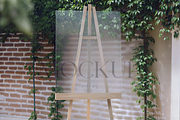 Acrylic Wedding Sign Mockup on Easel, a Product Mockup by TatiMockup (Thumbnail 1 of 4)