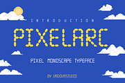 Pixelarc Pixel Monoscape Font, a Symbol Font by Vadovastd (Thumbnail 1 of 7)