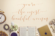 Shania sweet calligraphy, a Script Font by Teweka (Thumbnail 6 of 14)