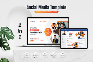 Facebook & web cover banner template, a Social Media Template by zahidhossainalif