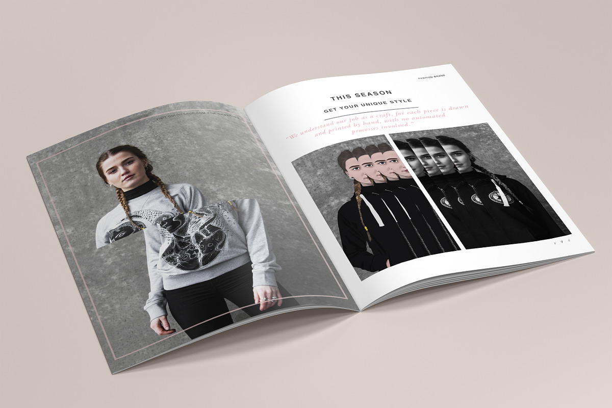 Fashion Lookbook Minimalistic, a Magazine Template by Chimerique (Photo 3 of 16)
