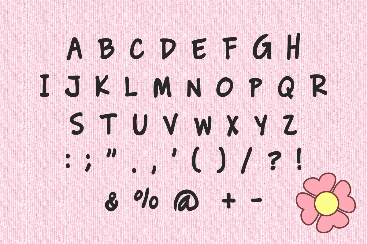 Sweet Potato, a Font by Fourteen Letter (Photo 5 of 6)