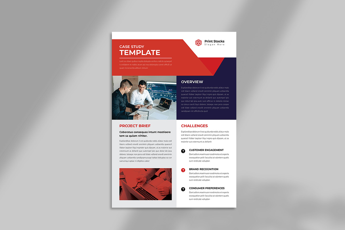 Modern Case Study Flyer preview 6