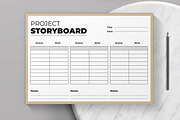Storyboard Template, a Stationery Template by MightyDesign (Thumbnail 2 of 6)