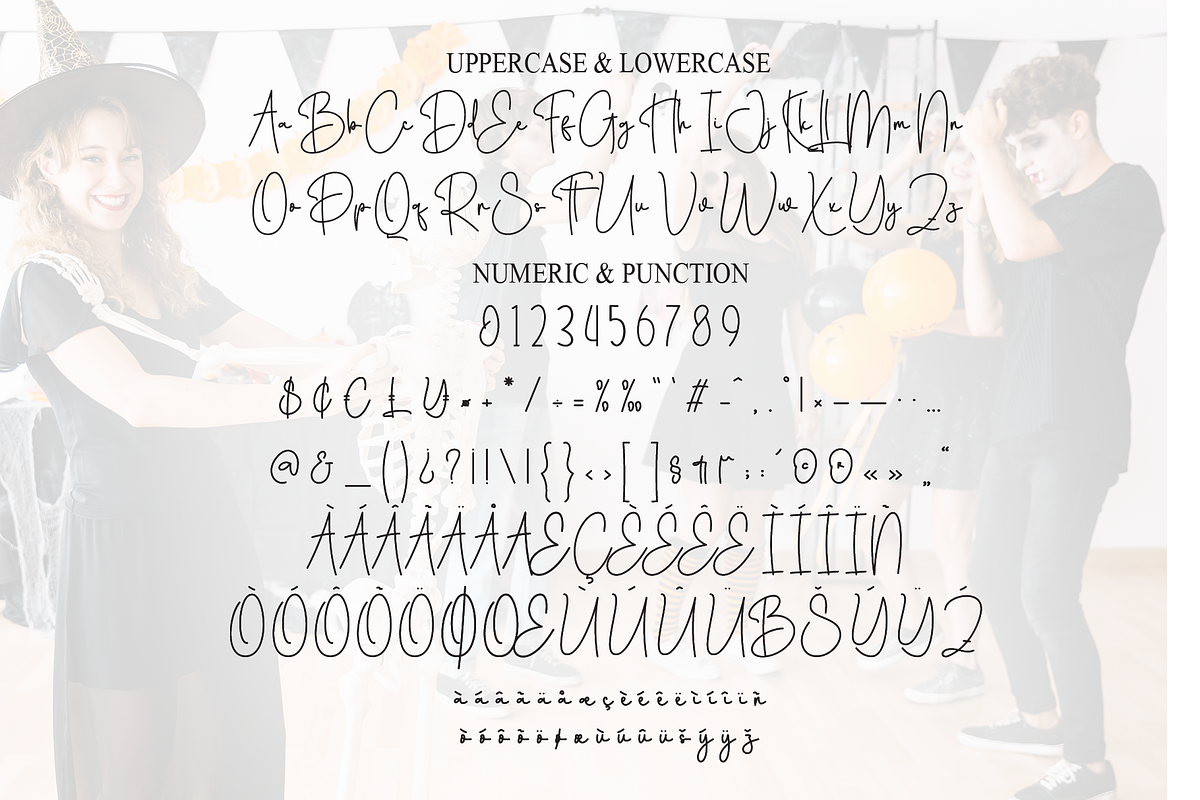 Halloween Party | Script Font, a Handwritten Font by Scratchones (Photo 7 of 8)
