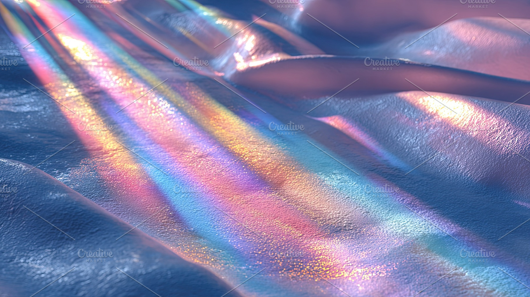 Iridescent Abstract Texture, an Abstract Photo by Ales Munt