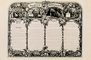 Antique Family Records - Blank, an Illustration by Blue Line Design (Thumbnail 6 of 10)