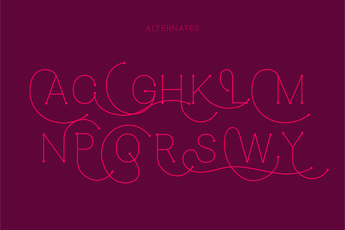 Mara - A Charming monoline font, a Font by Press & Pen (Photo 12 of 12)