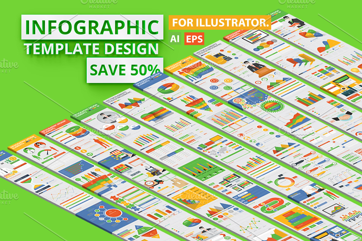 INFOGRAPHIC TEMPLATE BUNDLE, a Finance Illustration by The Craftsman (Photo 10 of 14)