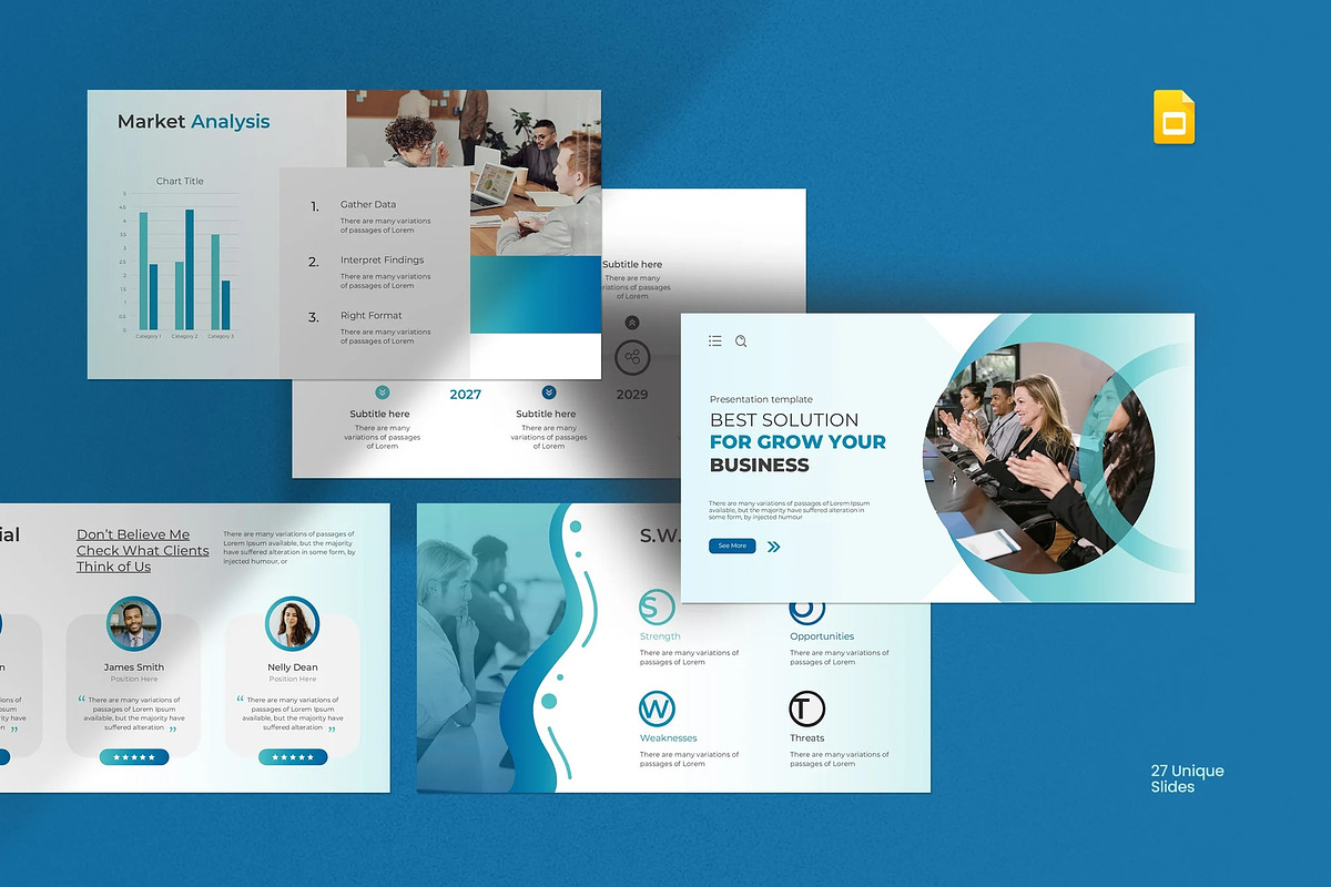 Business Presentation Templates Google Slides