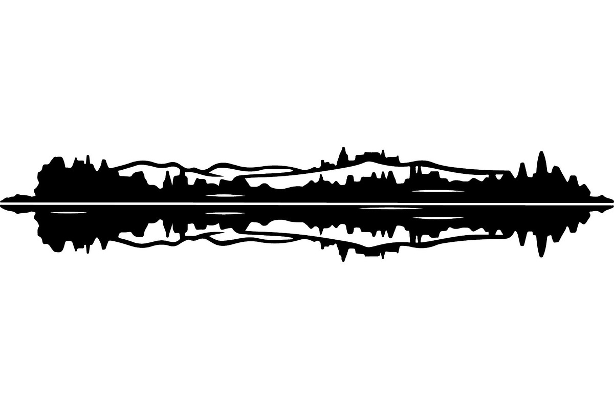 Mirror Landscape Silhouette, an Object Graphic by Designer_Momina (Photo 18 of 20)