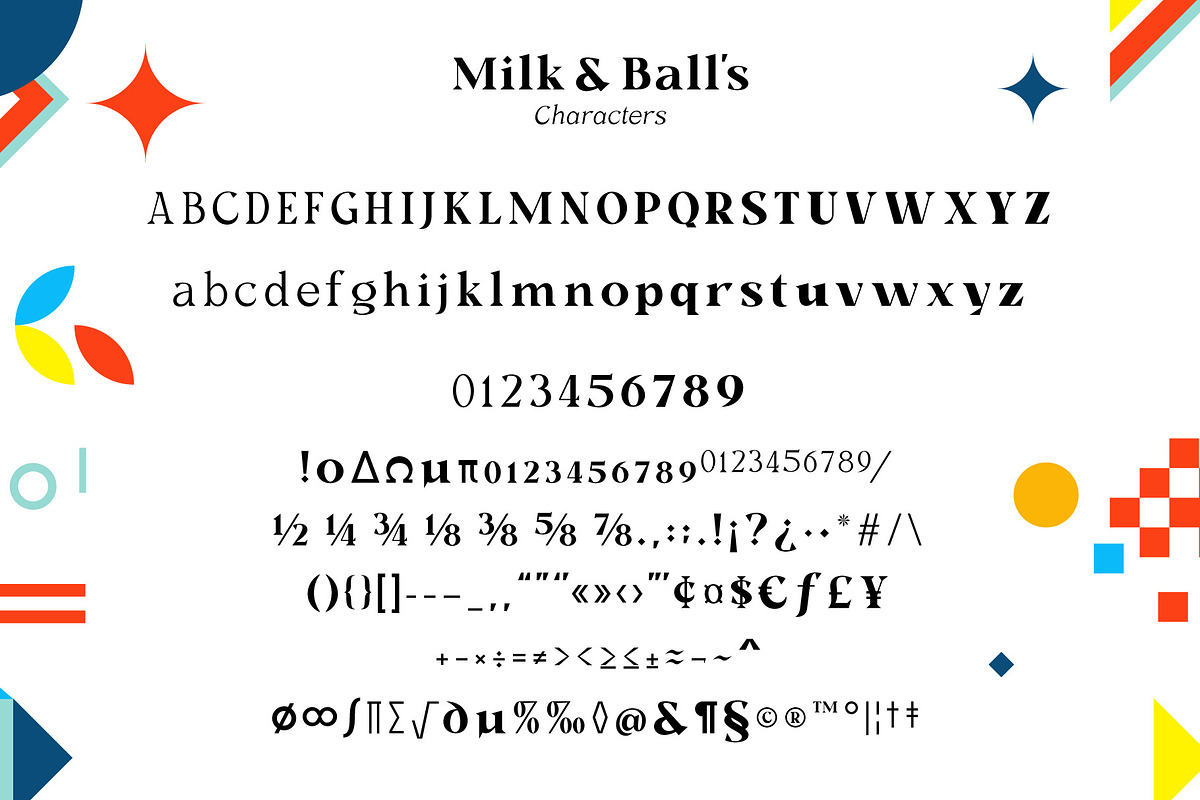 Milk and Balls, a Serif Font by alit design (Photo 16 of 22)
