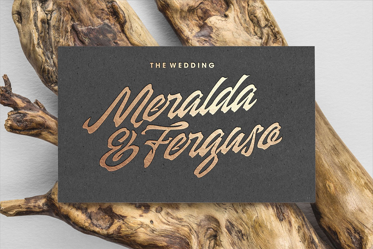 Manhattan Font, a Script Font by Nocturnal Workspace (Photo 8 of 9)