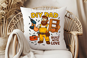 DIY Dad Funny Fathers Day Sublimatio, an Illustration by DreamCafeArt (Thumbnail 5 of 7)