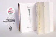 20 Knives - Hand drawn Illustrations, a Decorative Illustration by Andrea Tardivo (Thumbnail 4 of 4)