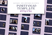 PORTFOLIO CANVA TEMPLATE, a Marketing Template by The Little Lily Studio (Thumbnail 1 of 5)