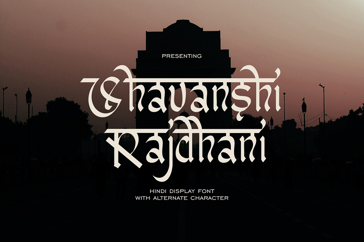 Shavanshi Rajdhani - Hindi Font, a Serif Font by Imoodev (Photo 1 of 7)