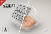 Medium Clamshell Packaging Mockup, a Product Mockup by INCDesign (Thumbnail 1 of 16)