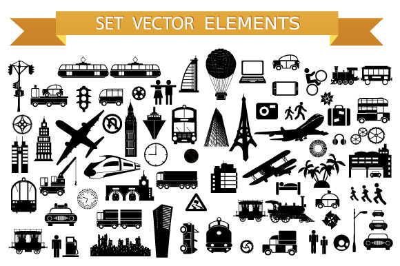 Set vector objects preview 2