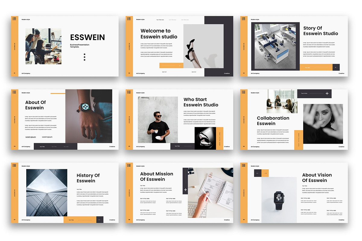 Esswein – Business PowerPoint, a Presentation Template by kreatifreya (Photo 3 of 5)