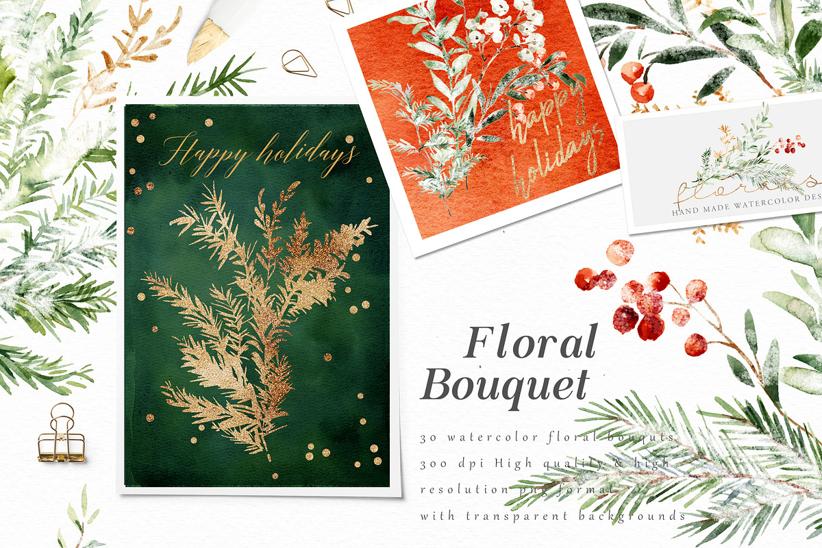 Winter Graphic Set-Christmas, a Decorative Illustration by Graphic Box (Photo 6 of 10)