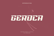 Geroca - Modern Sport Typeface, a Sans Serif Font by Letterna (Thumbnail 1 of 4)