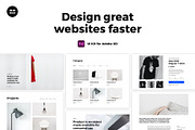 Modularity Adobe XD Web UI Kit, an UI Kit Template by Modularity Design (Thumbnail 1 of 11)