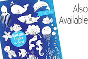 Under the Sea Clipart EPS Vectors, an Animal Illustration by Digibonbons (Thumbnail 3 of 3)