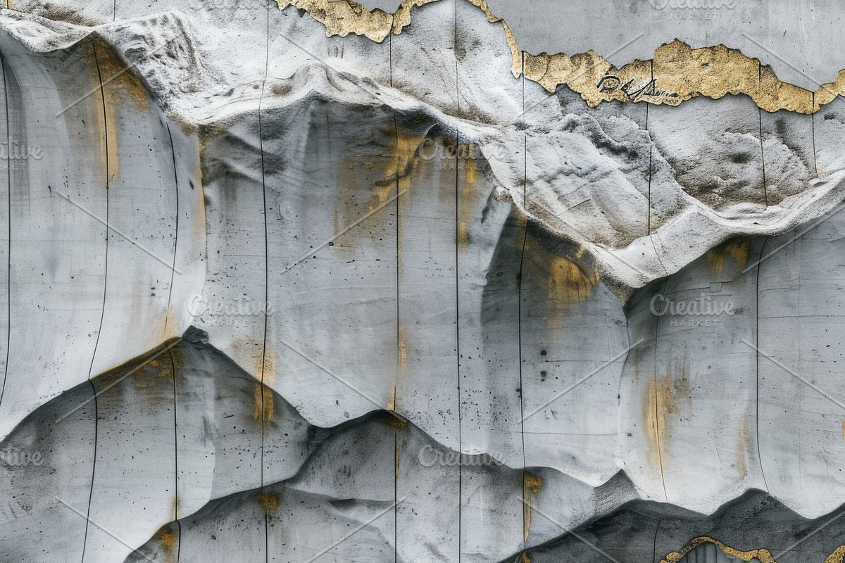 27 Landscapes on a concrete wall, an Arts & Entertainment Photo by Handmadefont (Photo 8 of 28)