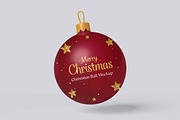 Christmas Ball Mockup Bundle Set, a Merchandise Mockup by Rielismee (Thumbnail 4 of 5)