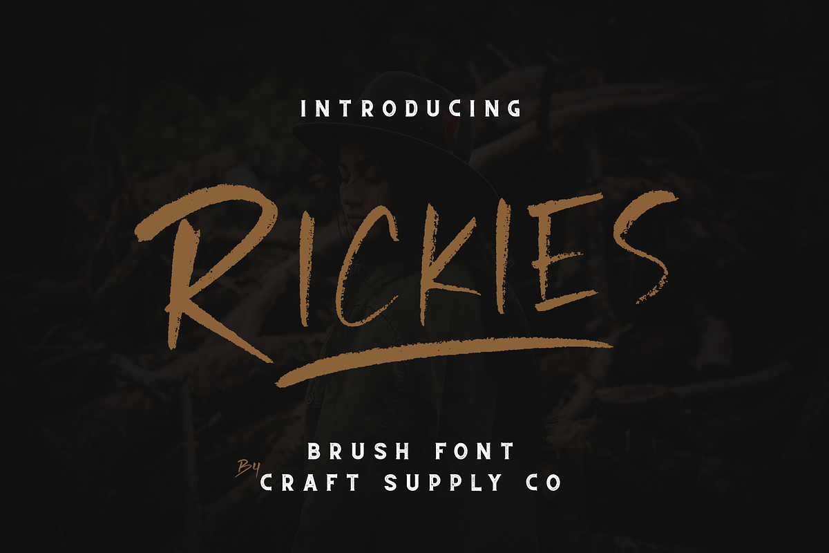 Rickies - Brush Font