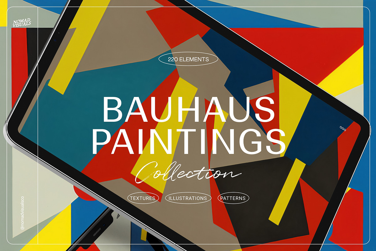 Bauhaus Paintings, a Decorative Illustration by Nomad Visuals (Photo 1 of 21)