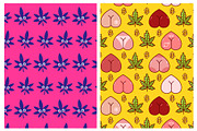 Marijuana pattern bundle, a Pattern Graphic by Slavko Kahovsky (Thumbnail 7 of 7)