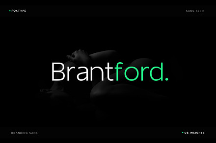 BrantFord Display Typeface, a Sans Serif Font by Foxtype