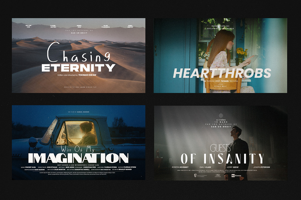 Movie Titles V.4, a Design Template by Pixflow