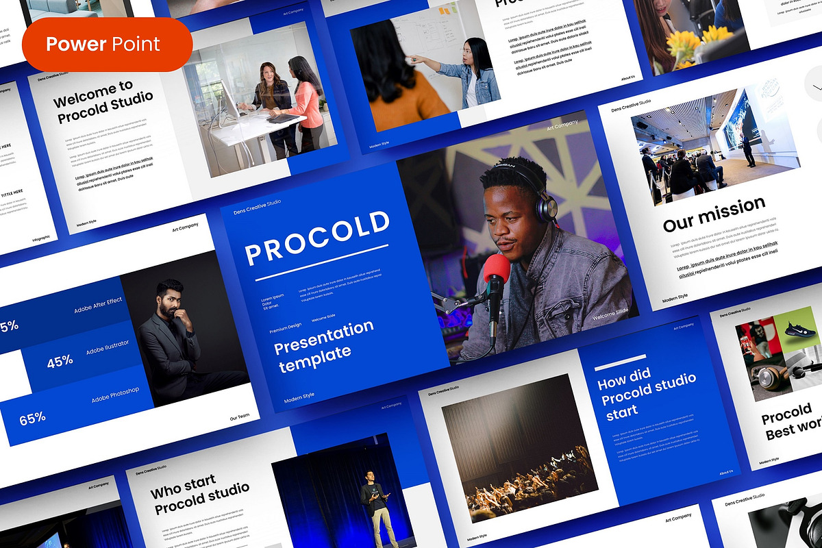 Procold – Business PowerPoint, a Presentation Template by Dens Creative Studio (Photo 1 of 6)