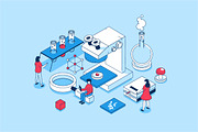 Isometric Concepts Illustrations, a Finance Illustration by alexdndz (Thumbnail 18 of 26)