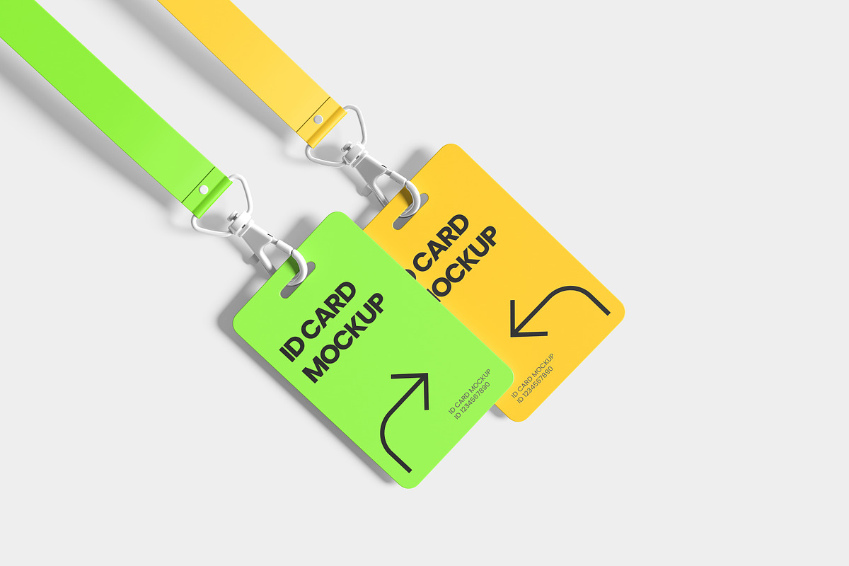 High Quality ID Card Mockup, an Advertising Mockup by safrizalstudio (Photo 5 of 5)