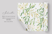 Spring Garden Botanicals Pattern, a Pattern Graphic by SirenaArt (Thumbnail 4 of 18)