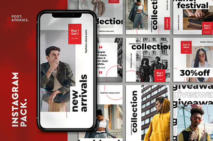 Reds - Instagram Pack