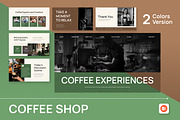 Coffee Shop PowerPoint, a Presentation Template by Antstheme (Thumbnail 1 of 4)